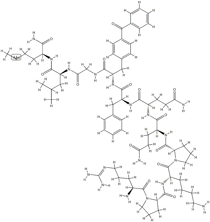 substance P, Bpa(8)- 化学構造式