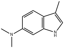 1H-Indol-6-amine,N,N,3-trimethyl-(9CI) Structure