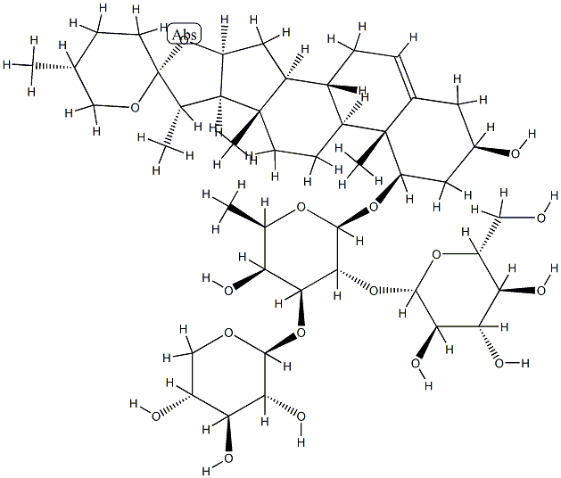 Liriope Muscari baily Saponins C Struktur