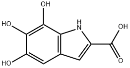 1H-Indole-2-carboxylicacid,5,6,7-trihydroxy-(9CI) Struktur