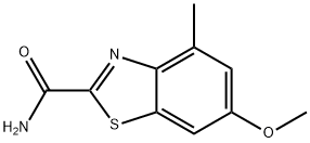 2-Benzothiazolecarboxamide,6-methoxy-4-methyl-(9CI),130593-23-6,结构式