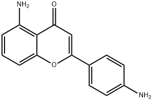 4H-1-Benzopyran-4-one,5-amino-2-(4-aminophenyl)-(9CI),130599-46-1,结构式
