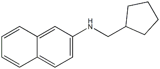 N-(cyclopentylmethyl)naphthalen-2amine Structure