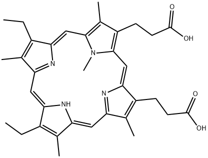 N-methylmesoporphyrin IX Struktur