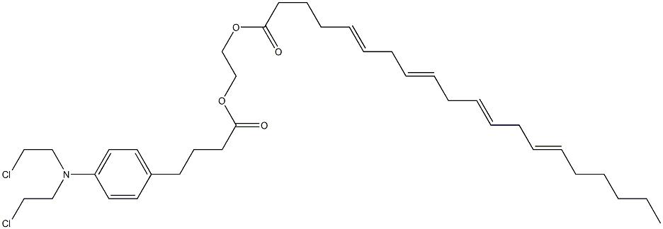 chlorambucil-arachidonic acid conjugate Struktur