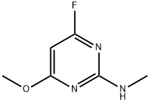 2-Pyrimidinamine,4-fluoro-6-methoxy-N-methyl-(9CI) 结构式