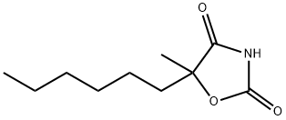 2,4-Oxazolidinedione,5-hexyl-5-methyl-(9CI) 结构式