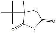 2,4-Oxazolidinedione,5-(1,1-dimethylethyl)-5-methyl-(9CI) Struktur