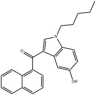 JWH 018 5-hydroxyindole metabolite Structure