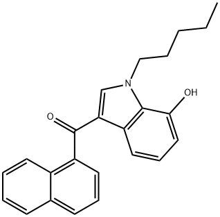 JWH 018 7-hydroxyindole metabolite Structure