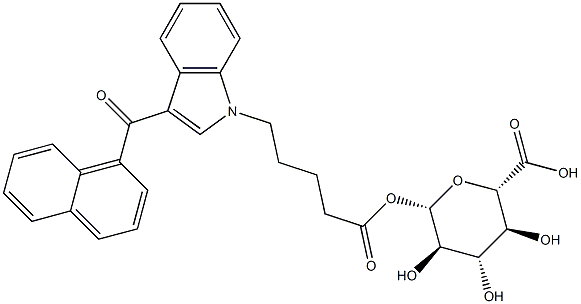 JWH 018 N-pentanoic acid β-D-Glucuronide|JWH 018 N-pentanoic acid β-D-Glucuronide