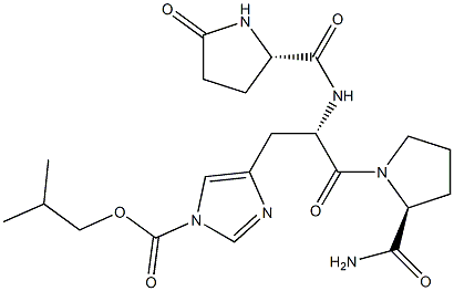 5-Oxo-L-Pro-1-[(2-methylpropoxy)carbonyl]-L-His-L-Pro-NH2|