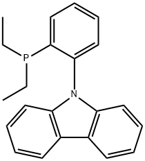 9-[2-(二乙基膦基)苯基]-9H-咔唑, 1308652-66-5, 结构式