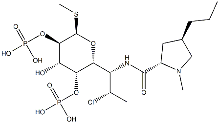 Clindamycin 2,4-Diphosphate 化学構造式