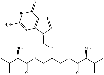更昔洛韦双缬氨酸酯,130914-71-5,结构式