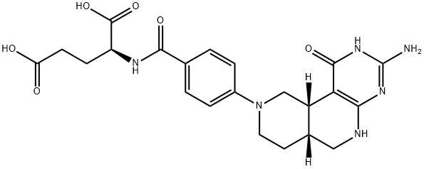 5,11-methylenetetrahydro-5-deazahomofolic acid Struktur