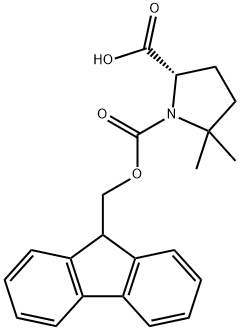 (9H-Fluoren-9-yl)MethOxy]Carbonyl 5,5-dimethyl-L-Pro Structure