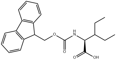 (S)-(9H-Fluoren-9-yl)MethOxy]Carbonyl 2-amino-3-ethyl-pentanoic acid Structure