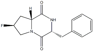 cyclo(phenylalanyl-4-fluoro-prolyl),131176-01-7,结构式