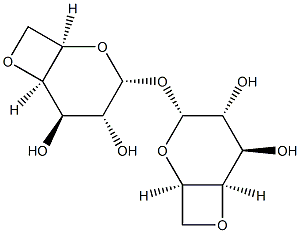 4,6,4',6'-dianhydro(galactopyranosylgalactopyranoside) 化学構造式
