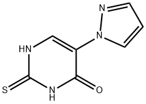5-(1H-Pyrazol-1-yl)-2-thioxo-2,3-dihydropyrimidin-4(1H)-one Struktur