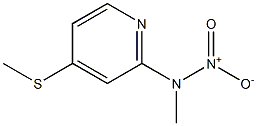 2-Pyridinamine,N-methyl-4-(methylthio)-N-nitro-(9CI) 结构式
