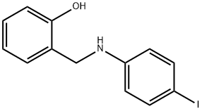 α-(p-ヨードアニリノ)-o-クレゾール 化学構造式