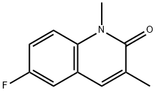 2(1H)-Quinolinone,6-fluoro-1,3-dimethyl-(9CI) 结构式