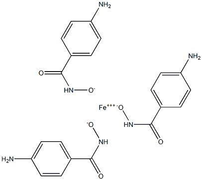 iron(3+)-4-aminobenzohydroxamic acid complex Structure