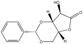 3,5-O-[(S)-phenylMethylene]-, γ-lactone D-Xylonic acid Struktur