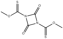 1,3-Uretidinedicarbothioic  acid,  2,4-dioxo-,  O,O-dimethyl  ester  (8CI) 结构式