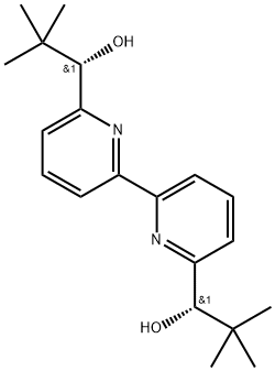 S,S-α,α'-bis(1,1-diMethylethyl)-[2,2'-Bipyridine]-6,6'-diMethanol Structure