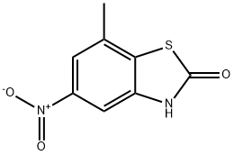 2(3H)-Benzothiazolone,7-methyl-5-nitro-(9CI) 结构式