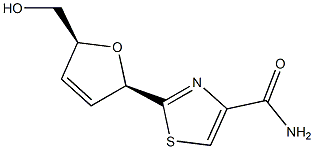 2',3'-didehydro-2',3'-dideoxytiazofurin Struktur