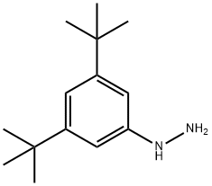 1-(3,5-di-tert-butylphenyl)hydrazine 化学構造式