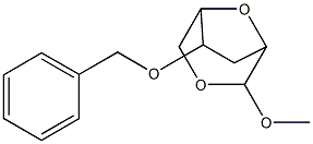 .alpha.-D-ribo-Hexoseptanoside, methyl 2,5-anhydro-3-deoxy-4-O-(phenylmethyl)- Struktur