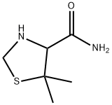 4-Thiazolidinecarboxamide,5,5-dimethyl-(7CI,8CI,9CI) Structure