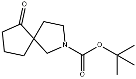 叔-丁基 6-氧亚基-2-氮杂螺[4.4]壬烷-2-甲酸基酯,1319716-43-2,结构式