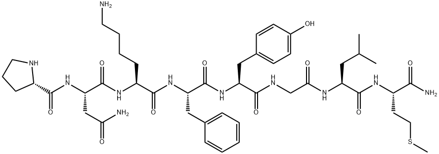physalaemin C-terminal heptapeptide,13198-06-6,结构式