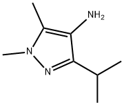 1H-Pyrazol-4-amine,1,5-dimethyl-3-(1-methylethyl)-(9CI) Structure