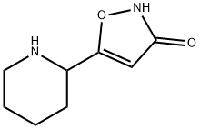 3(2H)-Isoxazolone,5-(2-piperidinyl)-(9CI) Structure