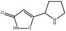 3(2H)-Isoxazolone,5-(2-pyrrolidinyl)-(9CI) 化学構造式