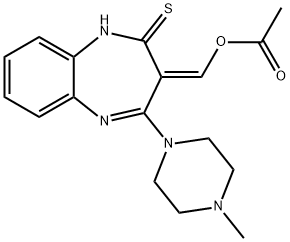 Olanzapine ThioacetoxyMethylidene IMpurity

Discontinued 化学構造式