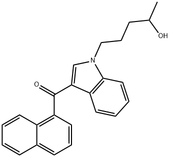 ()-JWH 018 N-(4-hydroxypentyl) metabolite Structure