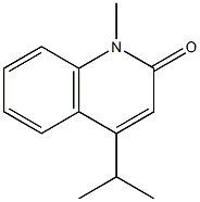 2(1H)-Quinolinone,1-methyl-4-(1-methylethyl)-(9CI) Structure
