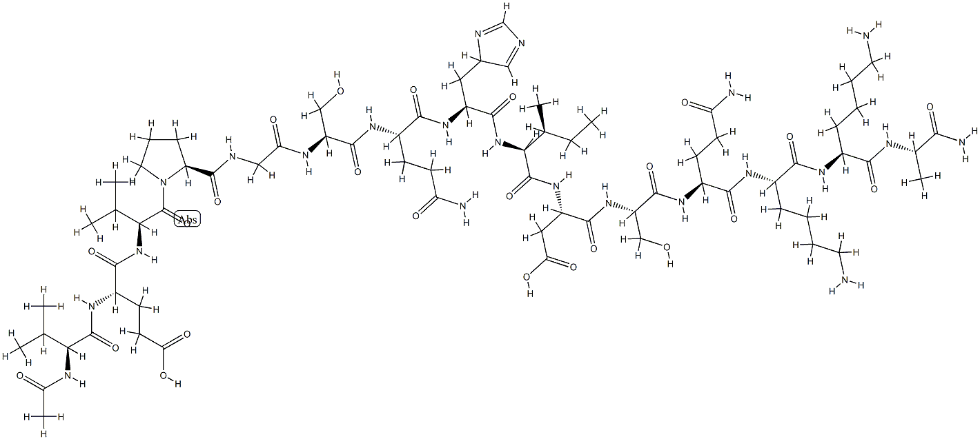 N-acetyl-cholera toxin (50-64)-3-amide Struktur