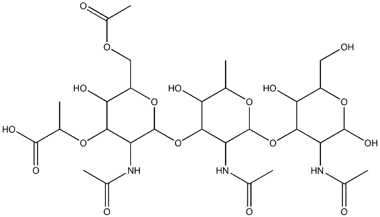 O-specific antigen, Yersinia ruckerii,132194-17-3,结构式