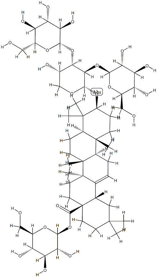 Araliasaponin XII Struktur