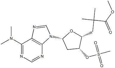 2'-deoxypuromycin Struktur
