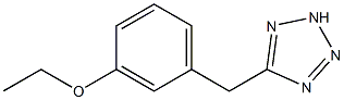 1H-Tetrazole,5-[(3-ethoxyphenyl)methyl]-(9CI) Struktur